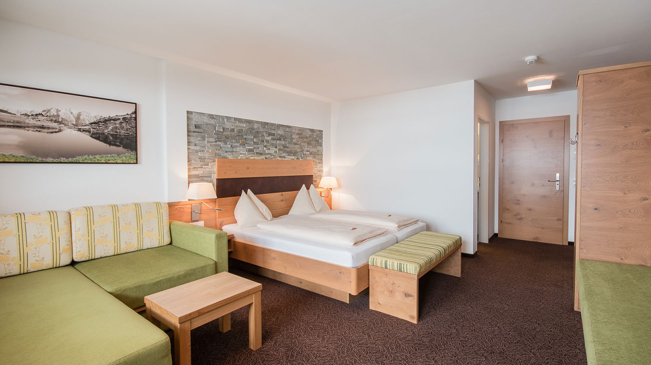 Gediegene Zimmer für 4 Personen, komfortable Zimmer in Flachau